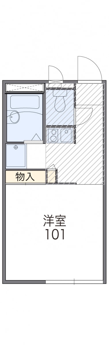 レオパレスエチュード　の物件間取画像