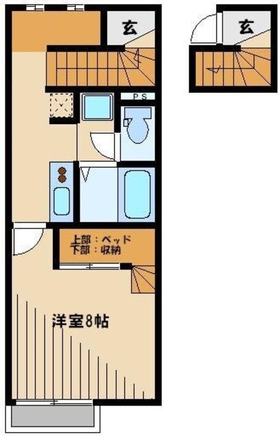 レオパレス本町の物件間取画像