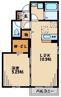 サニーコートＢの物件間取画像