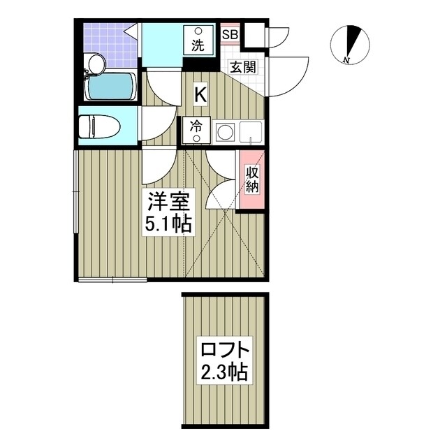 IXO富士町IIの物件間取画像