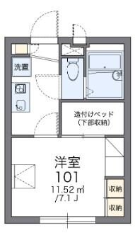 レオパレスαの物件間取画像