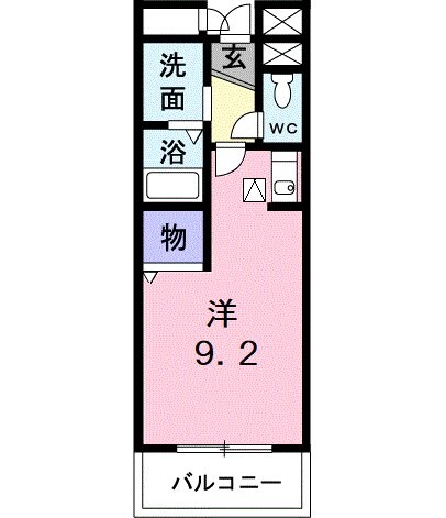 グリーンロード大蔵の物件間取画像