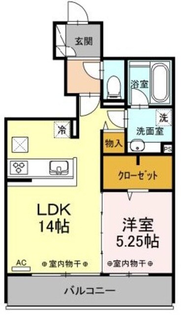 アヴニール・夢の物件間取画像