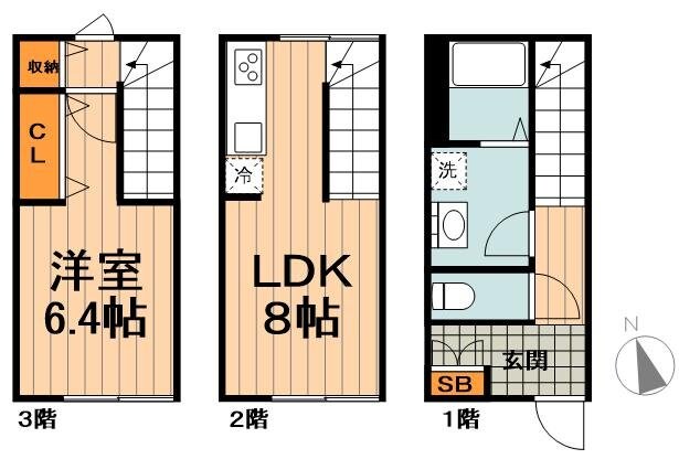 MOK-TERRACE志木IIの物件間取画像