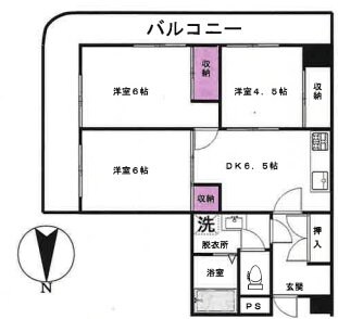 グランドメゾンサカエの物件間取画像