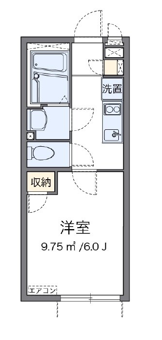 クレイノハックベリーIIの物件間取画像