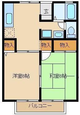 エントピア新秋津の物件間取画像