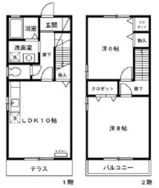 ファミーリエAの物件間取画像