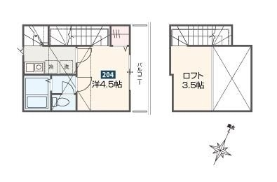 MELDIAひばりヶ丘の物件間取画像