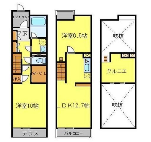 レオパレスコヅチIIの物件間取画像