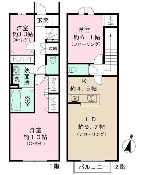 メゾン松風の物件間取画像