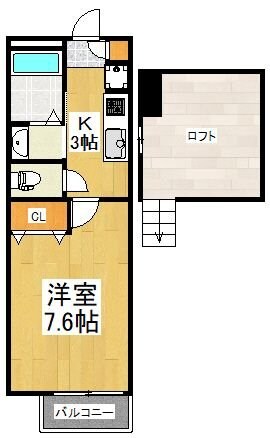 メープル東町１の物件間取画像