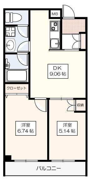 プライマルステージＭの物件間取画像