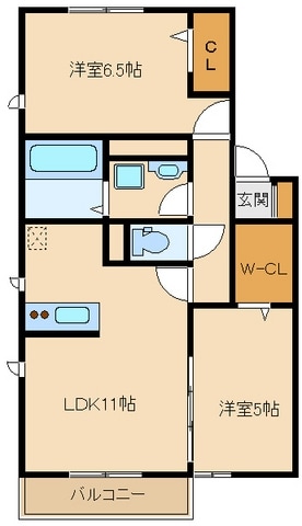 シャレーの物件間取画像