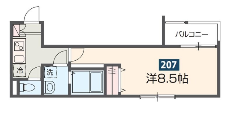 アース所沢の物件間取画像