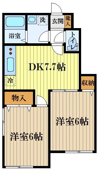 アイコート久米川の物件間取画像