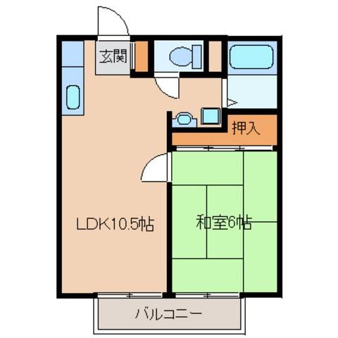 リバティーハウスの物件間取画像