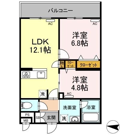 Cozy Court 大泉学園の物件間取画像