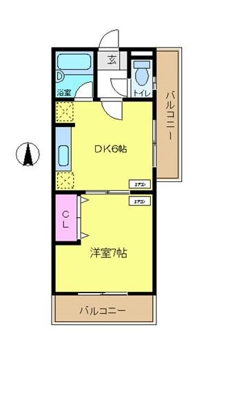 シャトーＳＥＫＩの物件間取画像