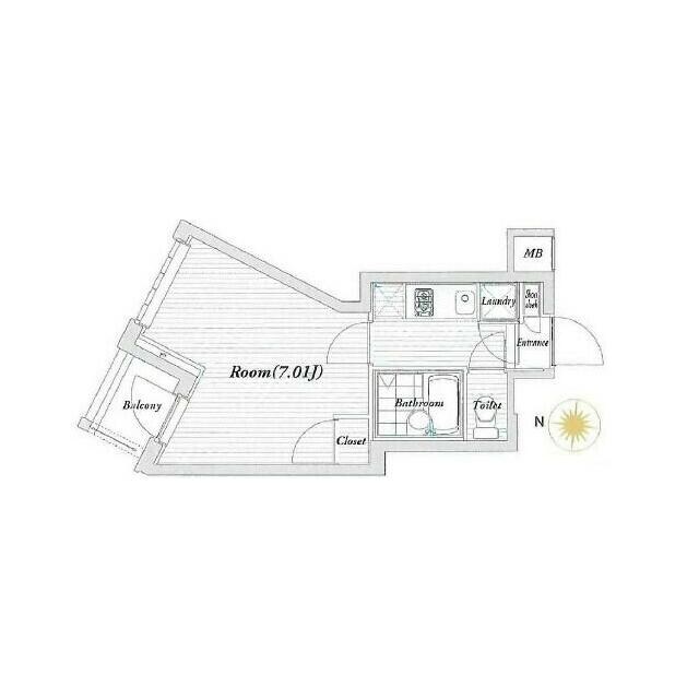 ビバリーホームズ豊島園の物件間取画像