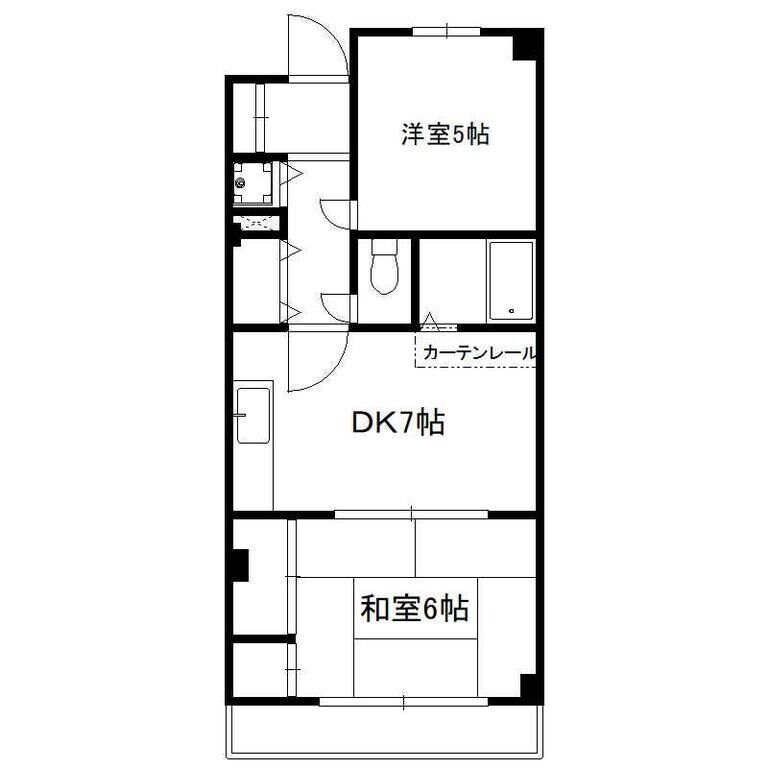 レジデンス光和１０６の物件間取画像