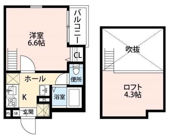 グランクオール美園町ウエストレジデンスの物件間取画像