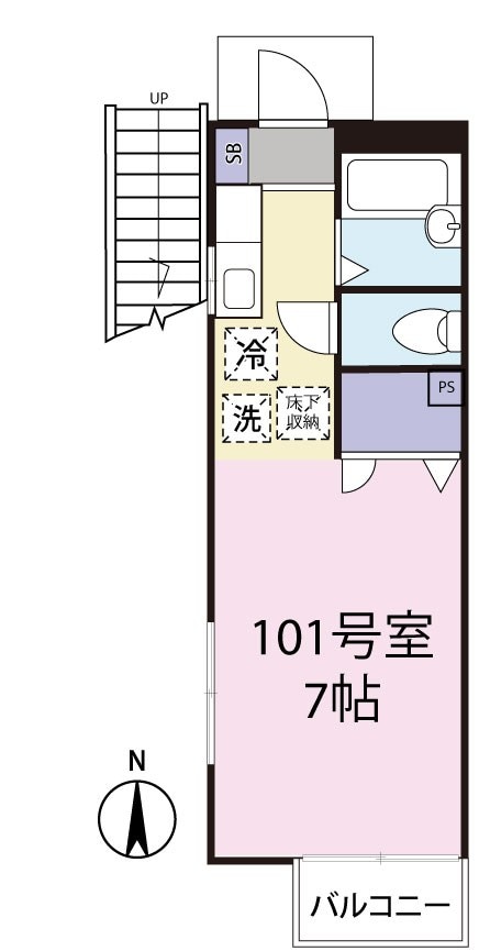 ベルシオン上井草の物件間取画像