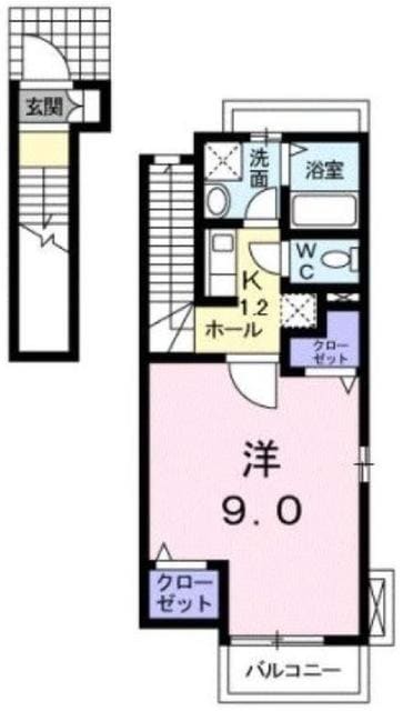 ベル　ロジュマンの物件間取画像