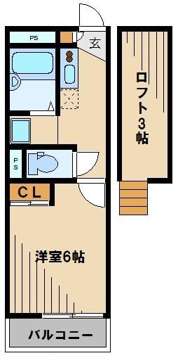 レオパレスアルメリアの物件間取画像