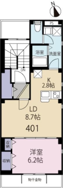 グラン シャンの物件間取画像