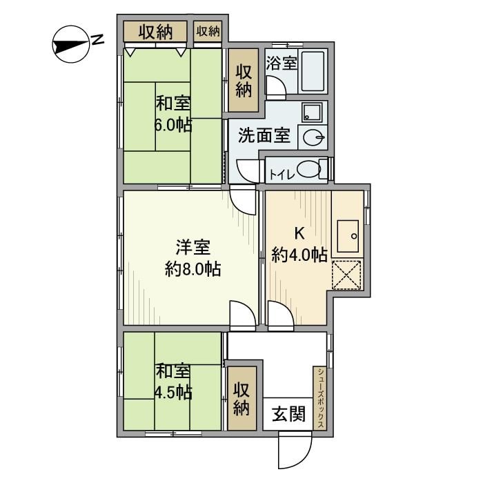 花小金井南町戸建の物件間取画像