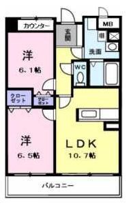 フォレスタ秋津の物件間取画像