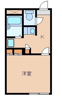 レオパレスデルニエの物件間取画像