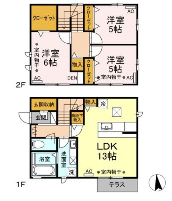 サンクレアＴの物件間取画像