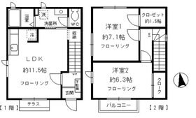 上水本町戸建の物件間取画像