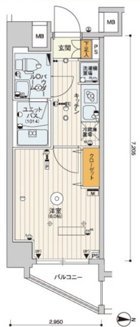 スカイコートパレス一橋学園の物件間取画像