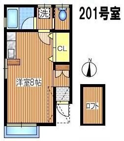 ツーウッズ田無の物件間取画像