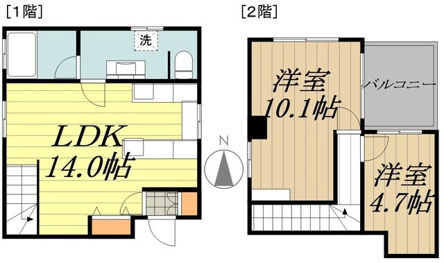 パルハウスの物件間取画像