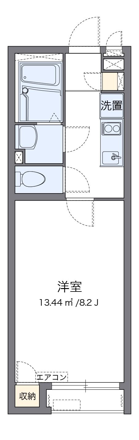 クレイノｃｅｓｈｉｎの物件間取画像