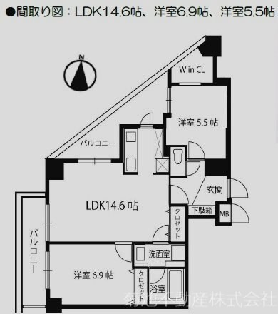 Comfyひばりが丘北の物件間取画像