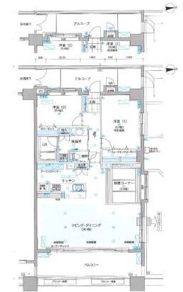 ロイヤルパークス荻窪の物件間取画像