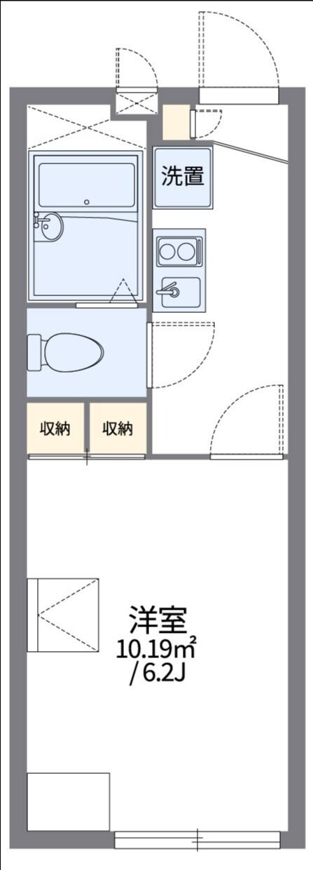 レオパレスホーヤの物件間取画像