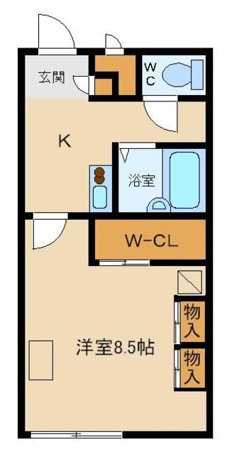 レオパレスフィエールの物件間取画像