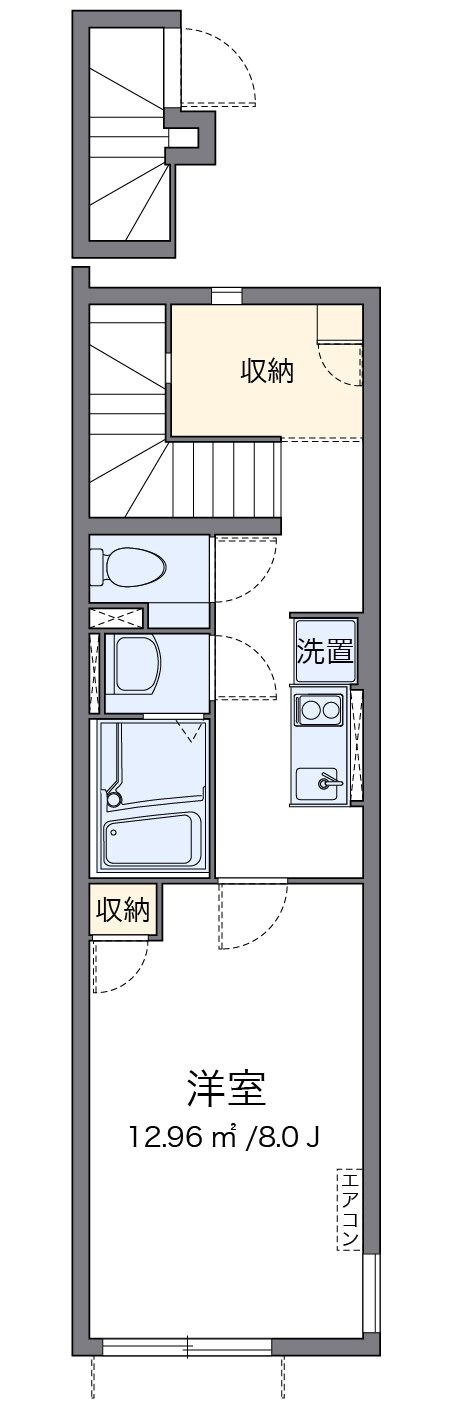 クレイノアレキサンドライトの物件間取画像