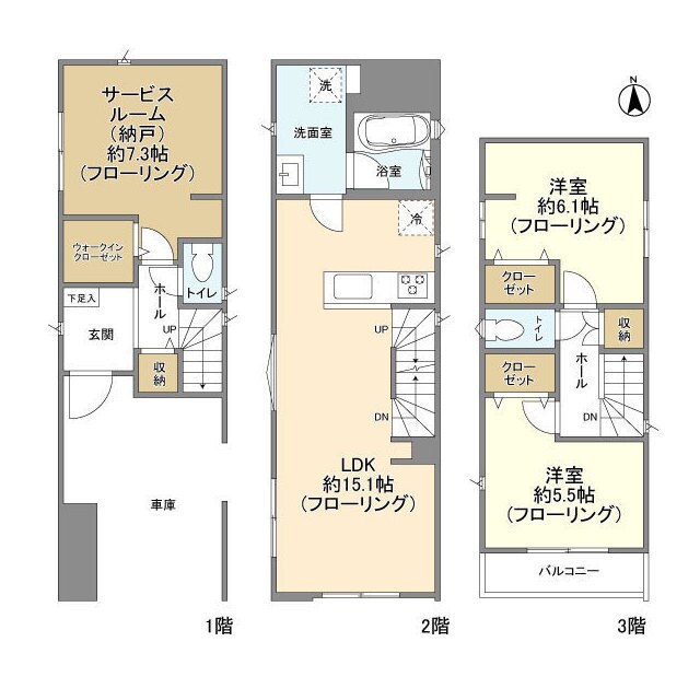 Kolet田無の物件間取画像