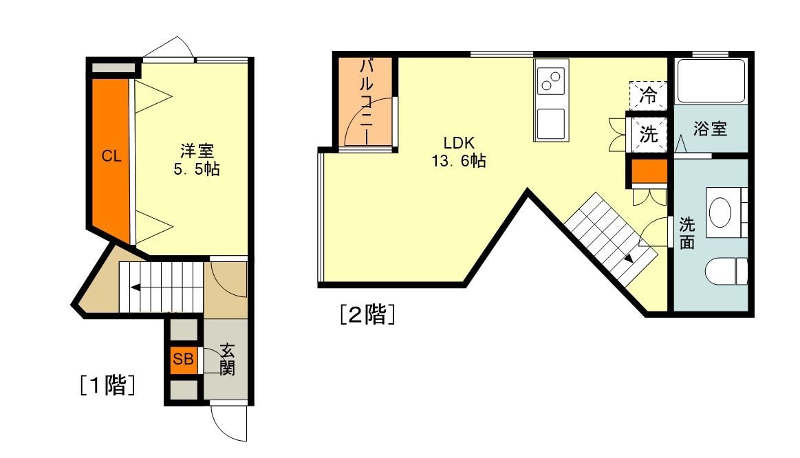 ＷＥＳＴ　ＡＰＡＲＴＭＥＮＴの物件間取画像