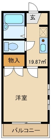 レオパレスエフハイムの物件間取画像