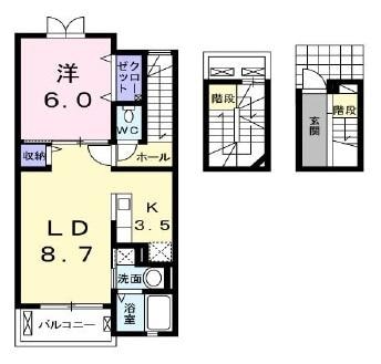 コモド　ヨシーズの物件間取画像