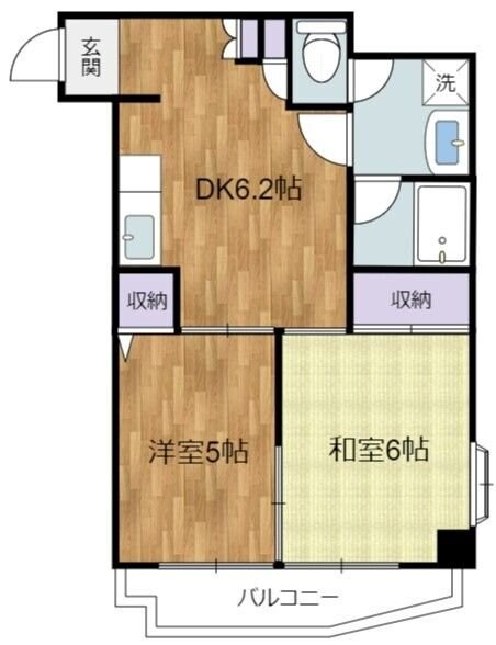 いづみマンション一ツ橋の物件間取画像