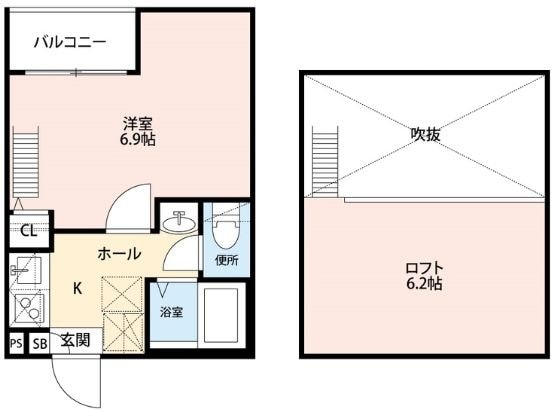 グランクオール美園町ウエストレジデンスの物件間取画像